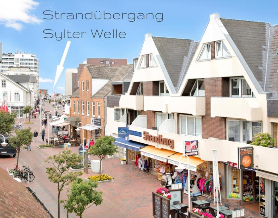 Erleben Sie Ihren Urlaub Im Zentral Gelegenen Apartmenthaus Strandburg Im Herzen Von Westerland 1 외부 사진